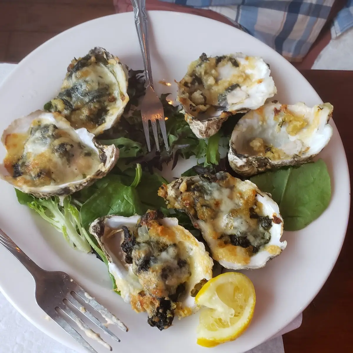 Oysters Rockefeller