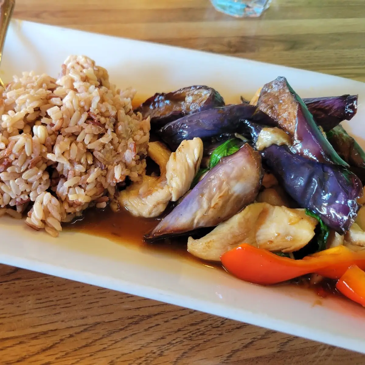Chicken Eggplant in Garlic Sauce