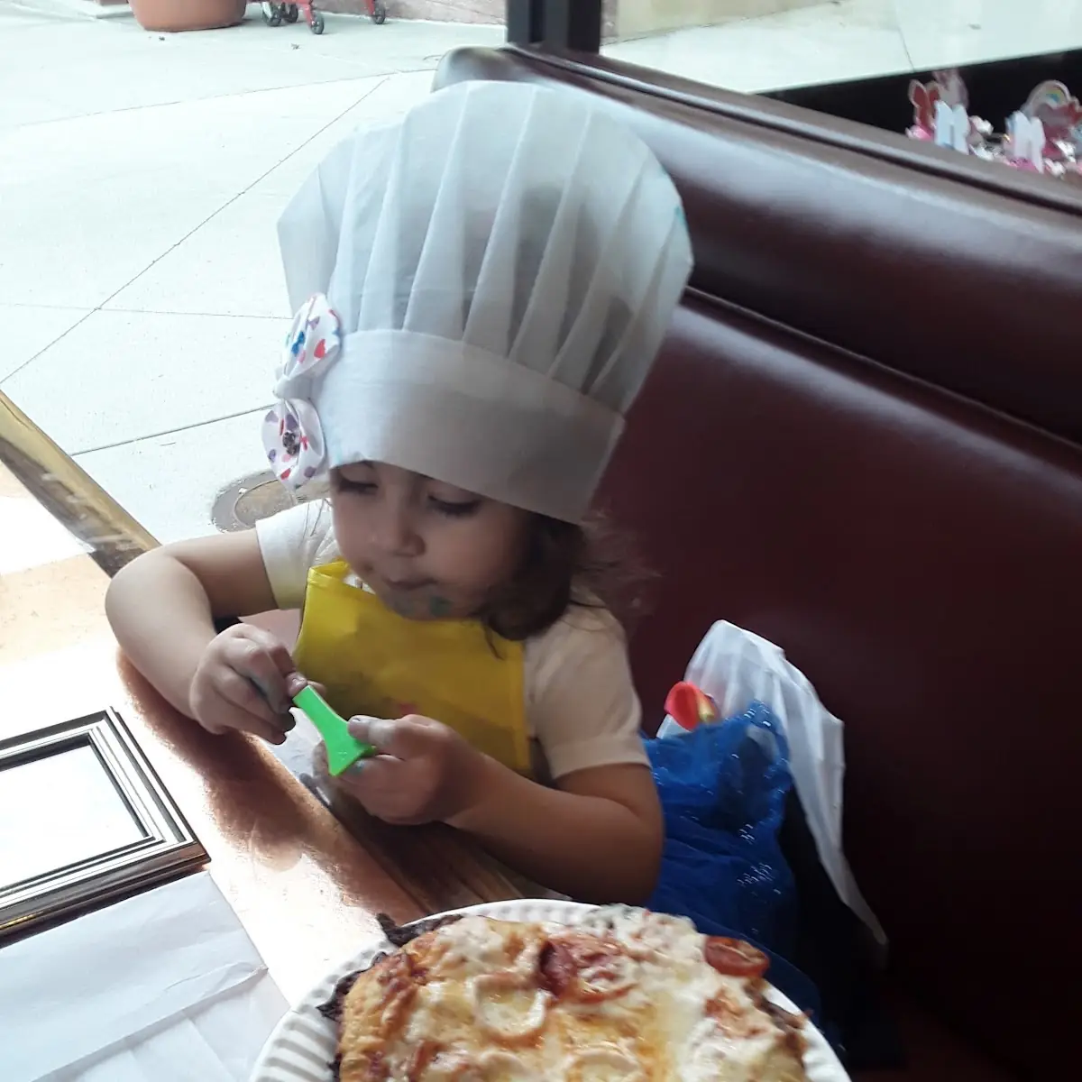 Lilly's Personal Pizza She Made It Herself