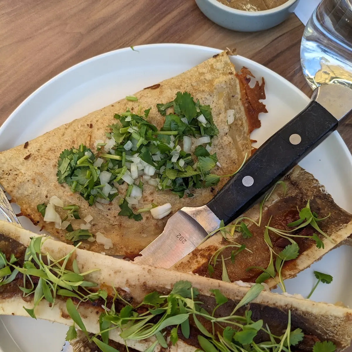 Bone Marrow Quesadilla
