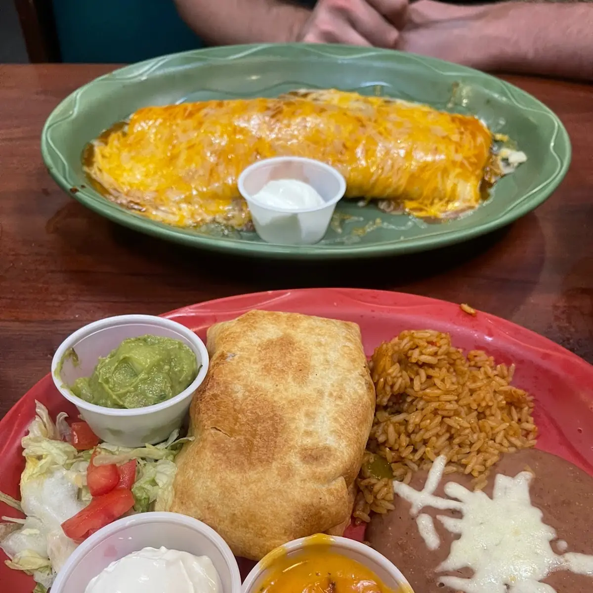 Chimichangas with Rice & Beans