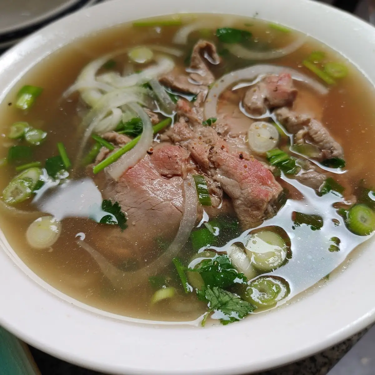 Rare and Tendon Pho