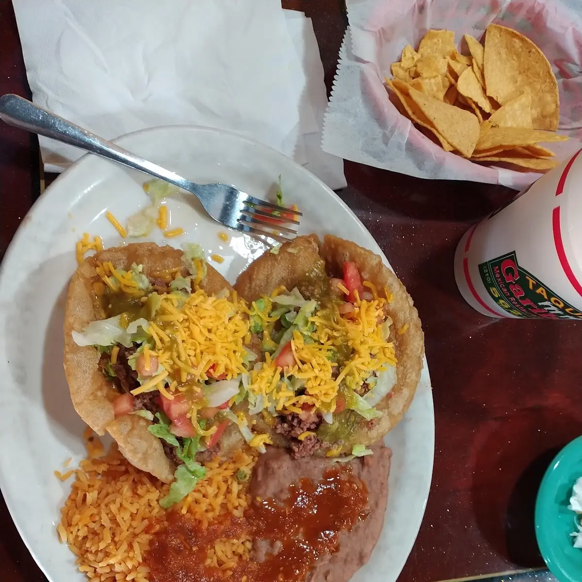 Puffy Taco Plate
