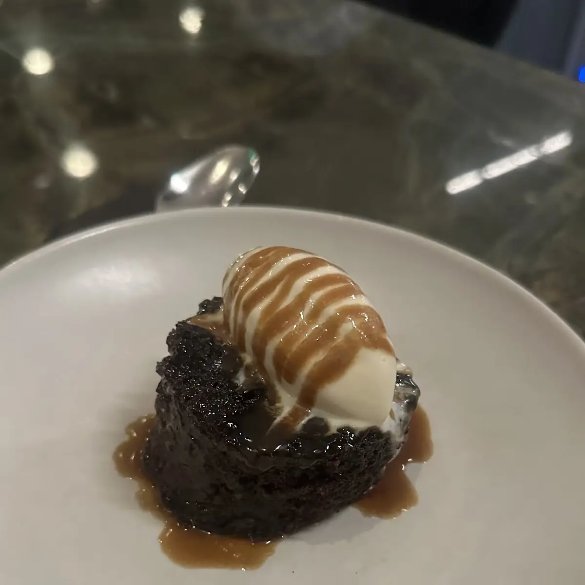Sticky Toffee Pudding with Ice Cream