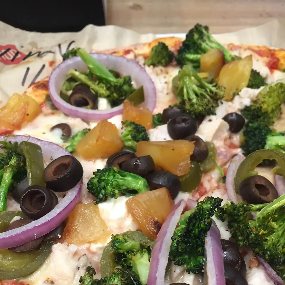 Cauliflower Crust Veggie Pizza