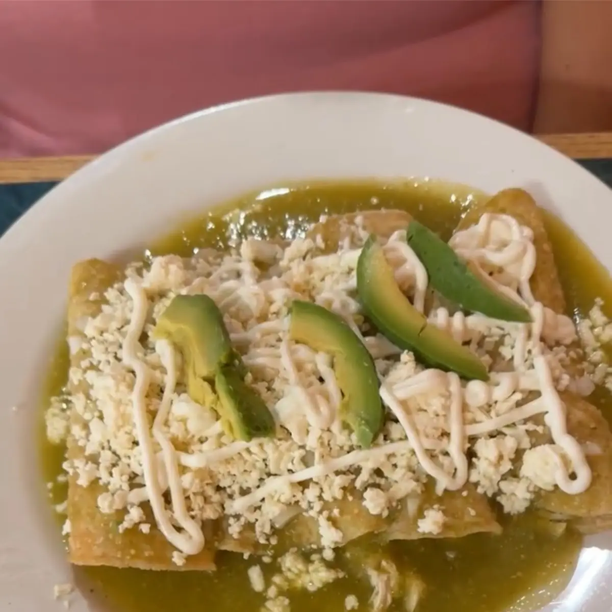 Enchiladas Verdes