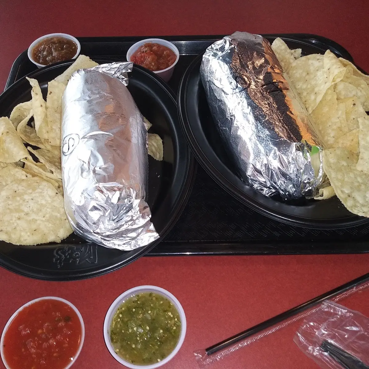 Burrito and Chips & Salsa