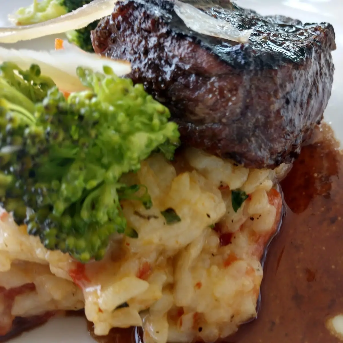 Angus Sirloin Steak & Risotto