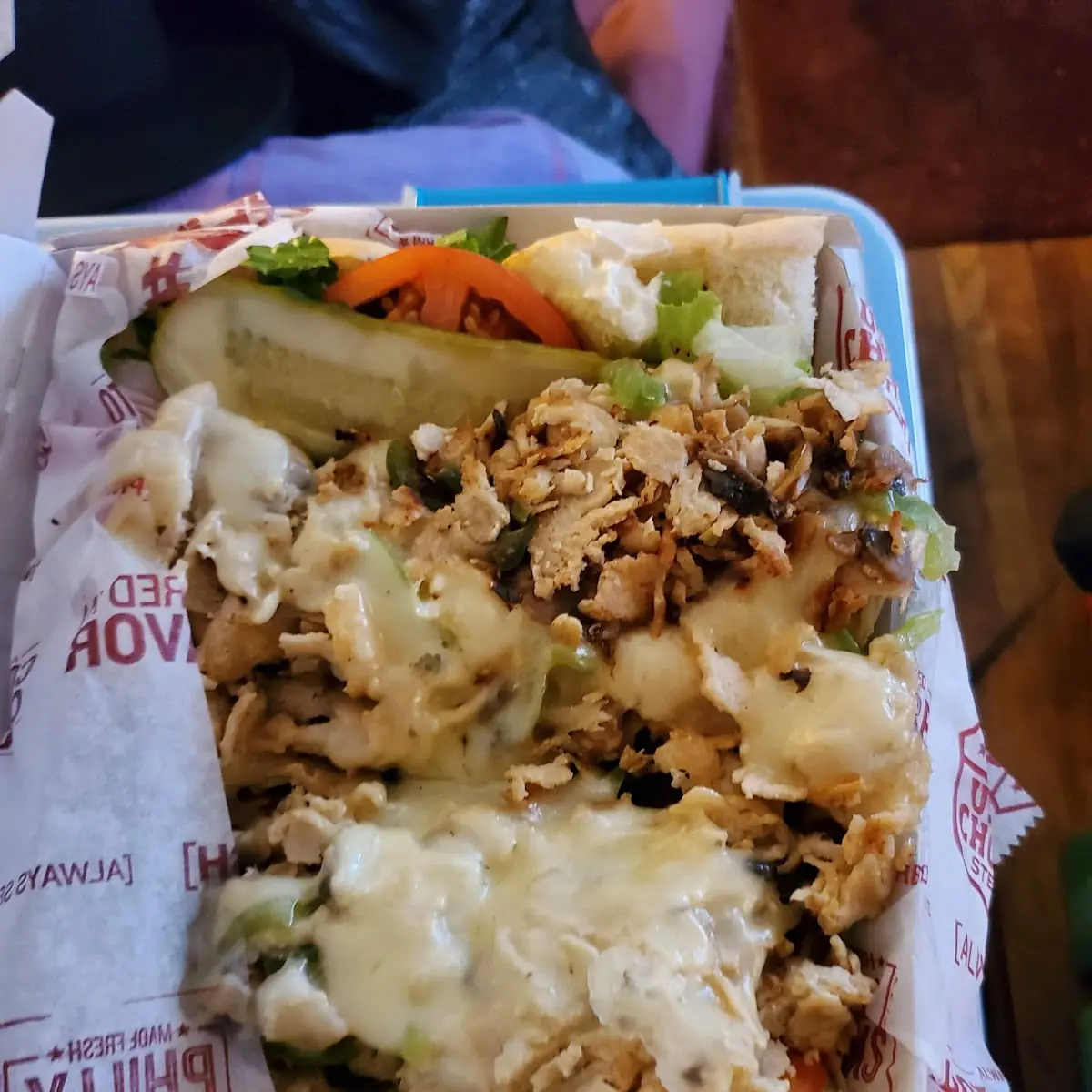 Chicken Cheese Steak Sandwich