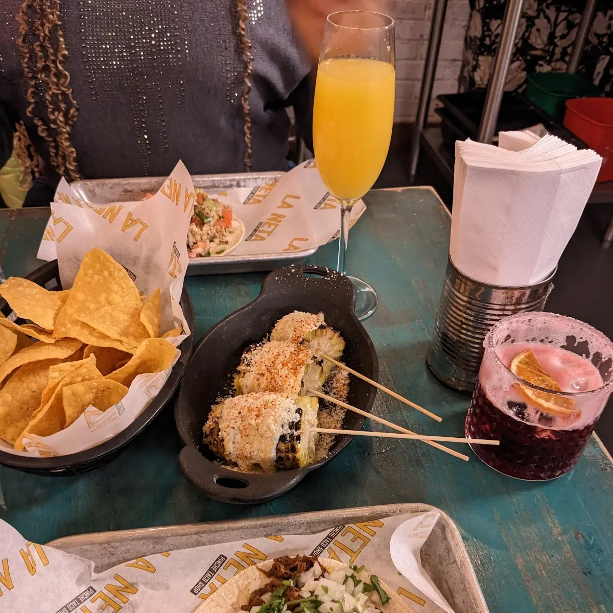 Mimosa Street Corn Shredded Beef Taco