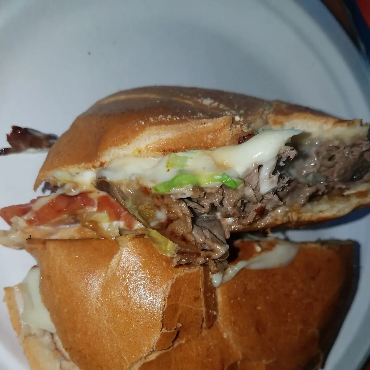 Hot Turkey and Roast Beef Sandwich
