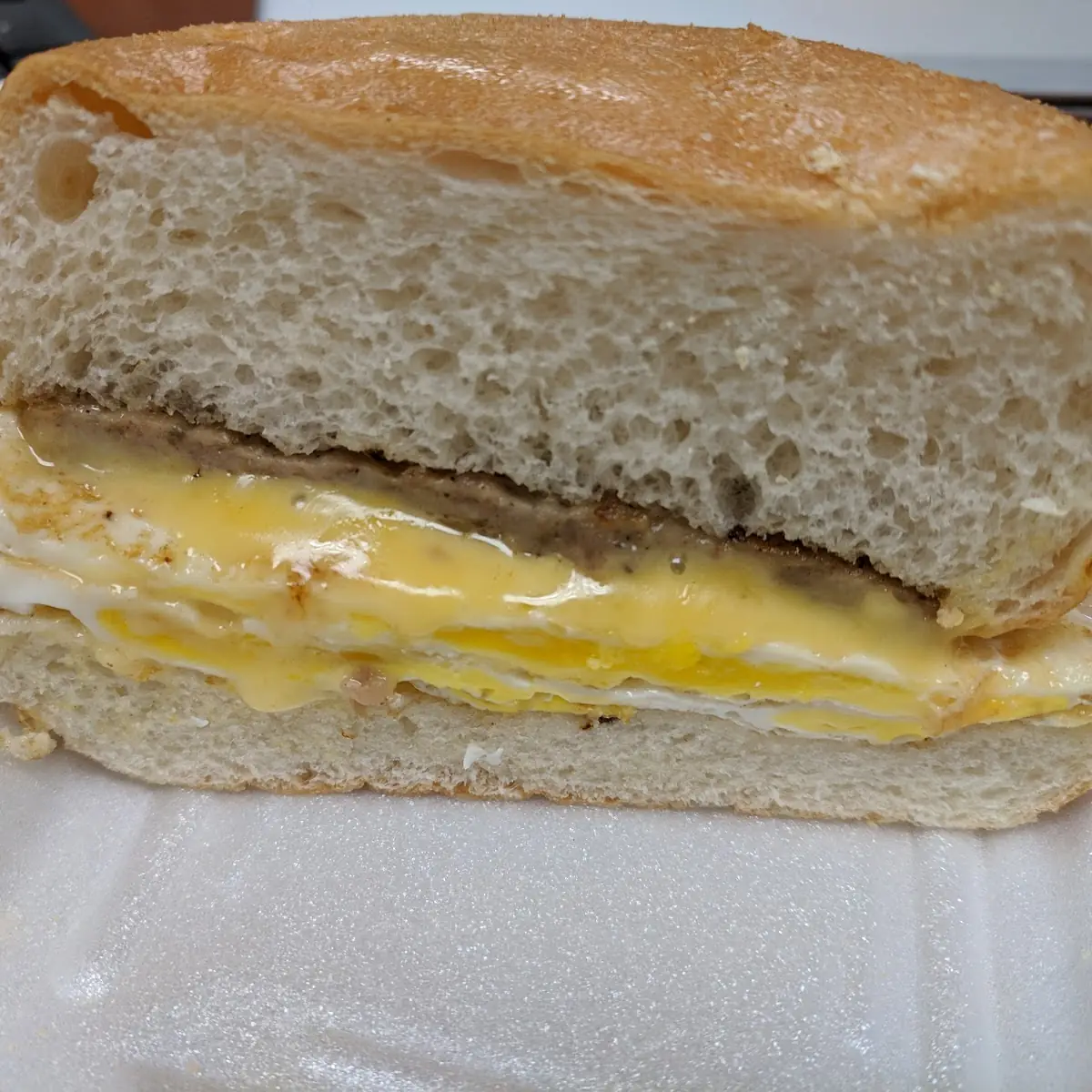 Sausage Egg Cheese Sandwich
