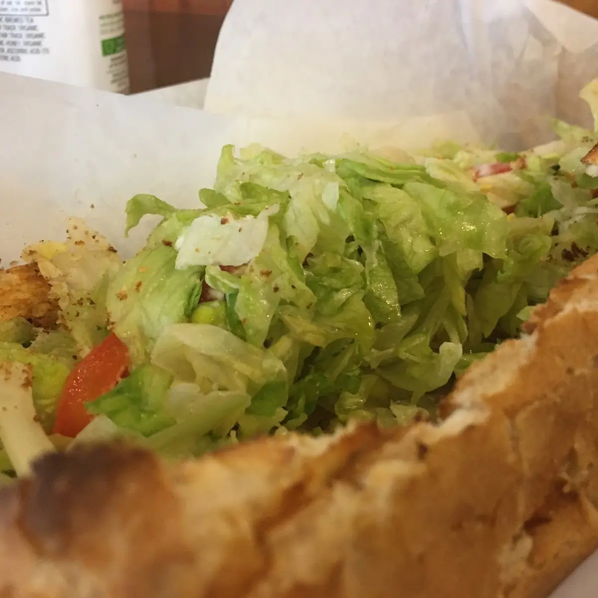 Skinny Sandwich Half Salad