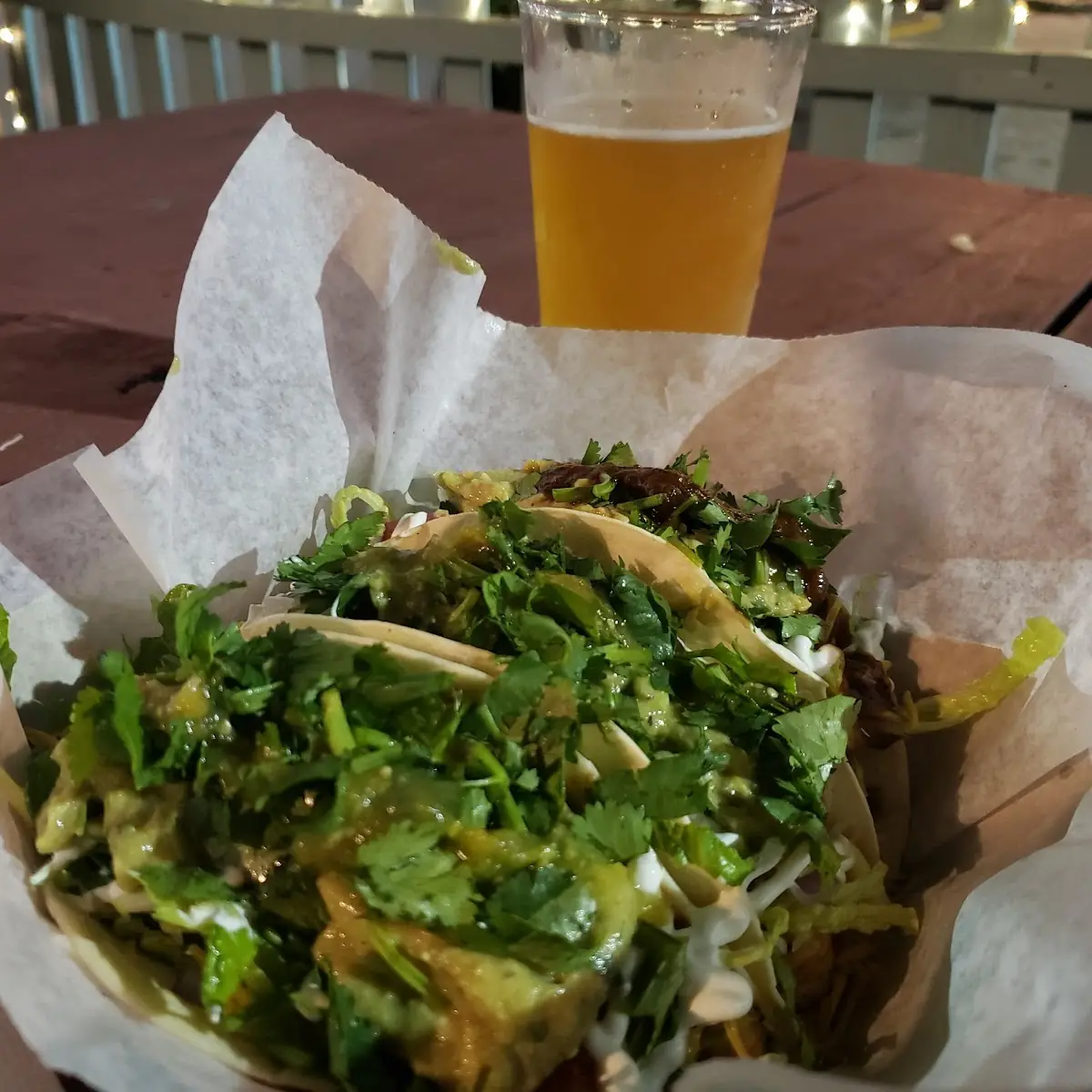 Shrimp Tacos and Kombucha