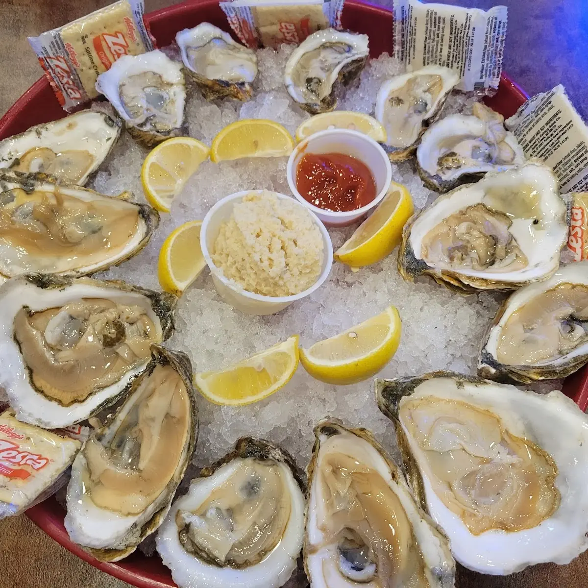Dozen Raw Oysters in the Half Shell