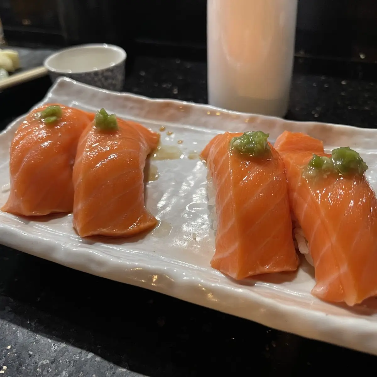 Fresh King Salmon Nigiri
