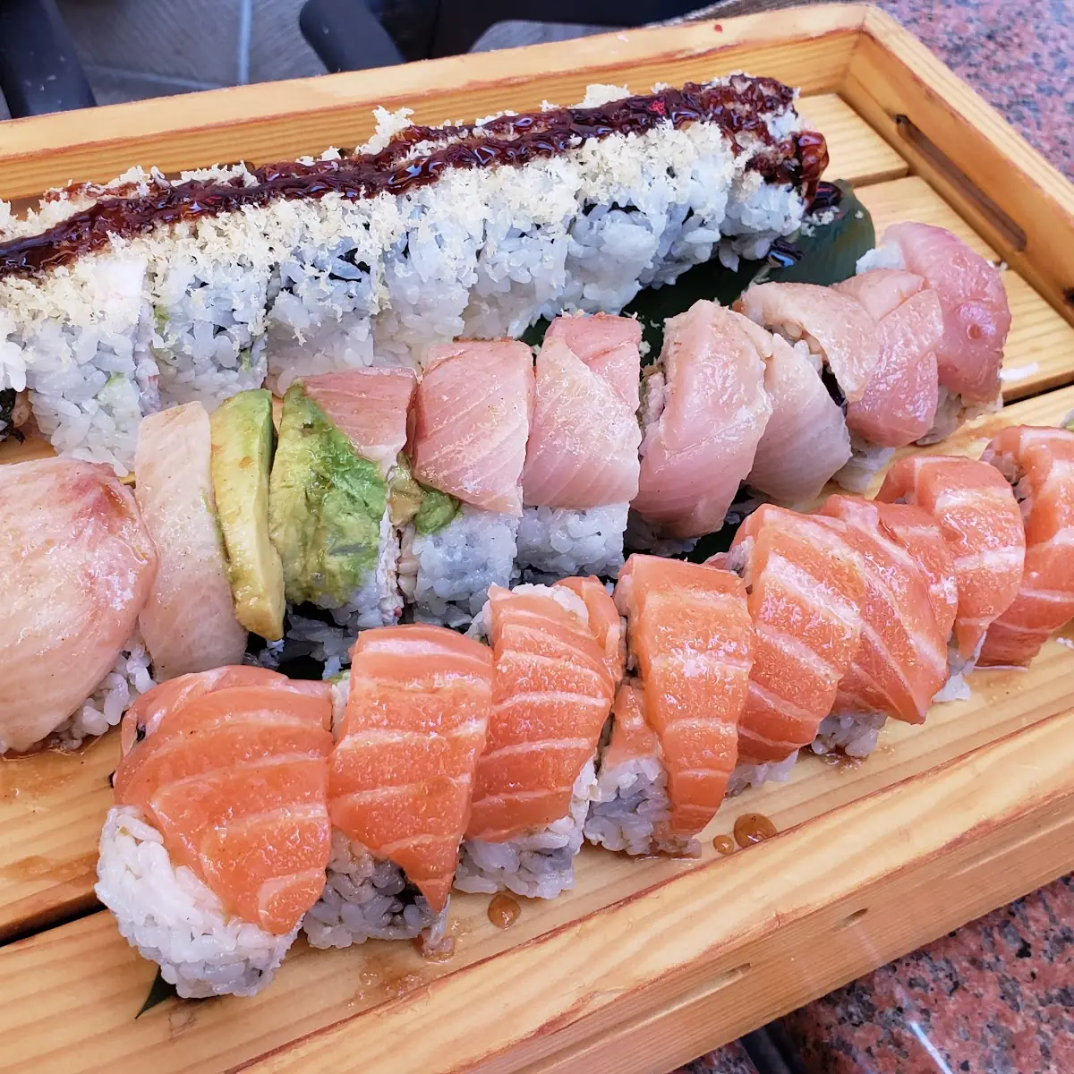 Salmon and Yellowtail Roll