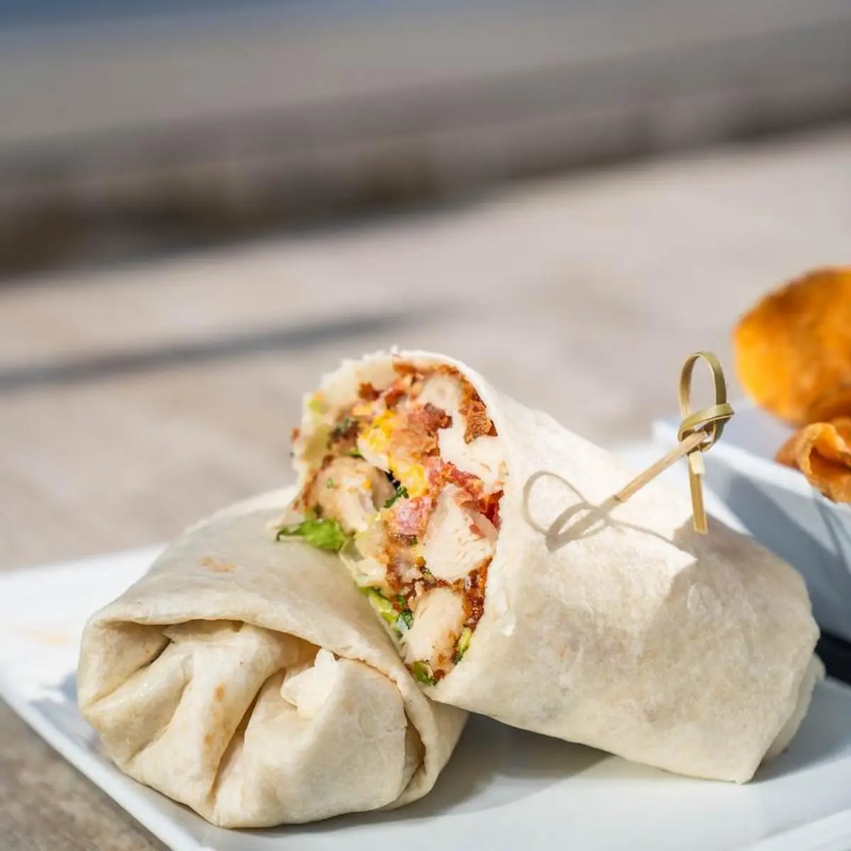 Coconut Chicken Wrap