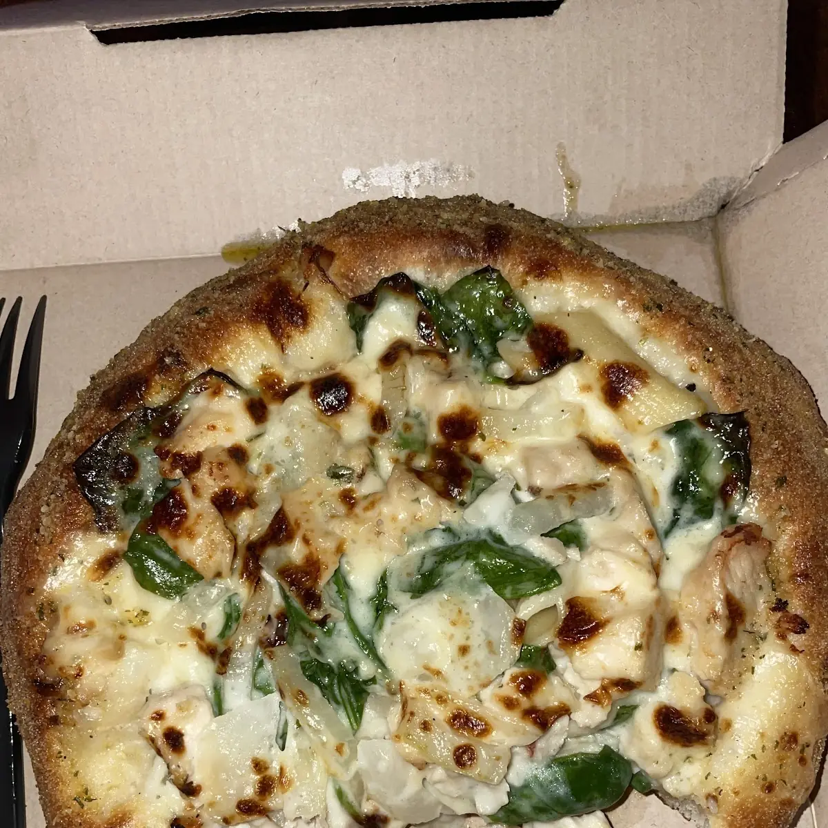 Spinach Pizza