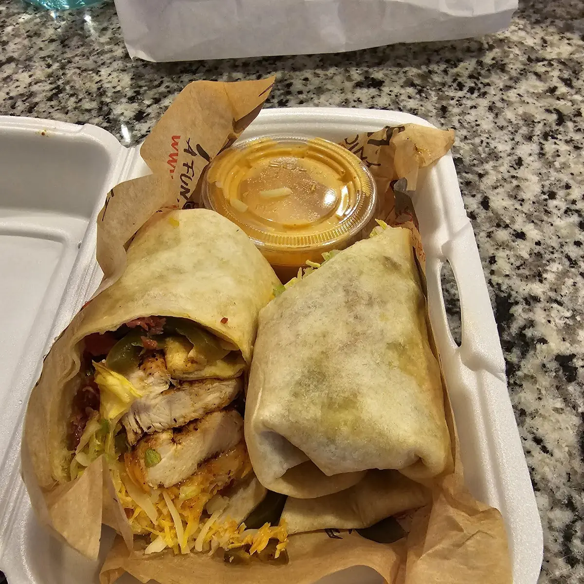 Rooster Chicken Wrap