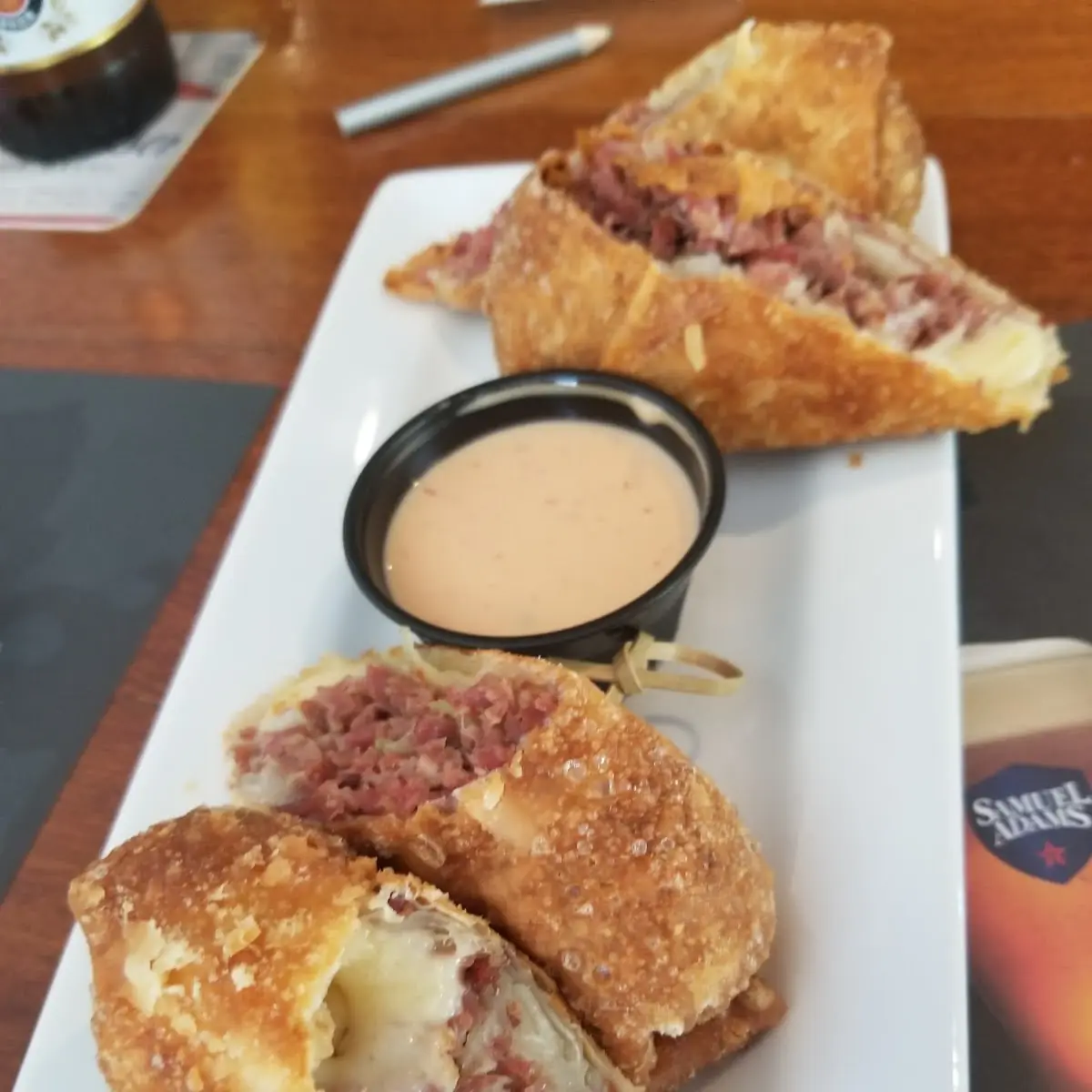 Corn Beef Egg Rolls