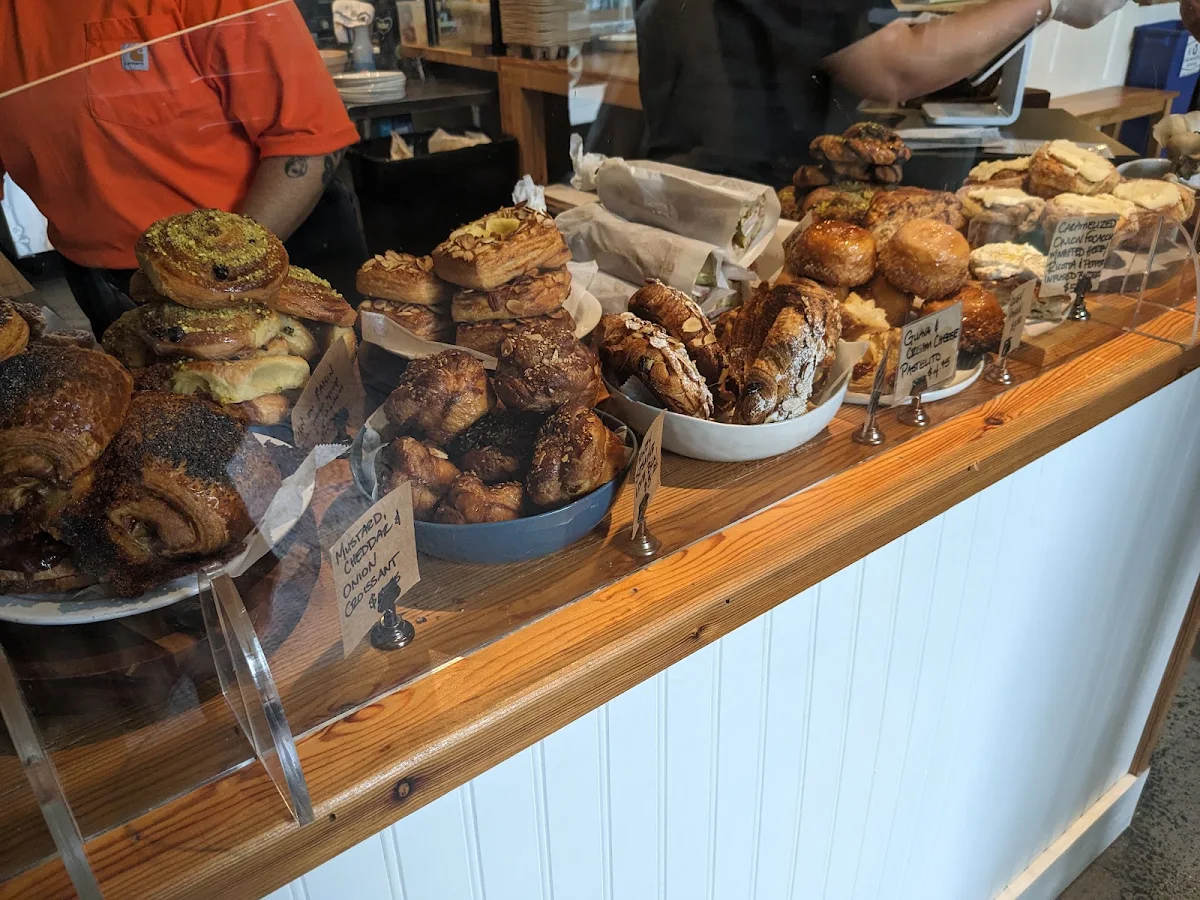 Freshly Baked Croissants and Pastries