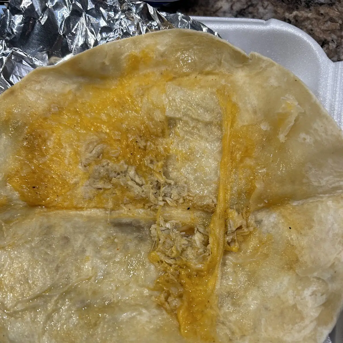 Chicken Quesadilla Suppose to Be
