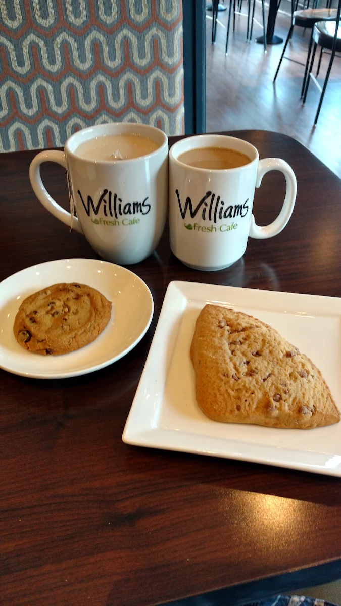 Chocolate Chunk Cookie and a Maple Walnut Scone
