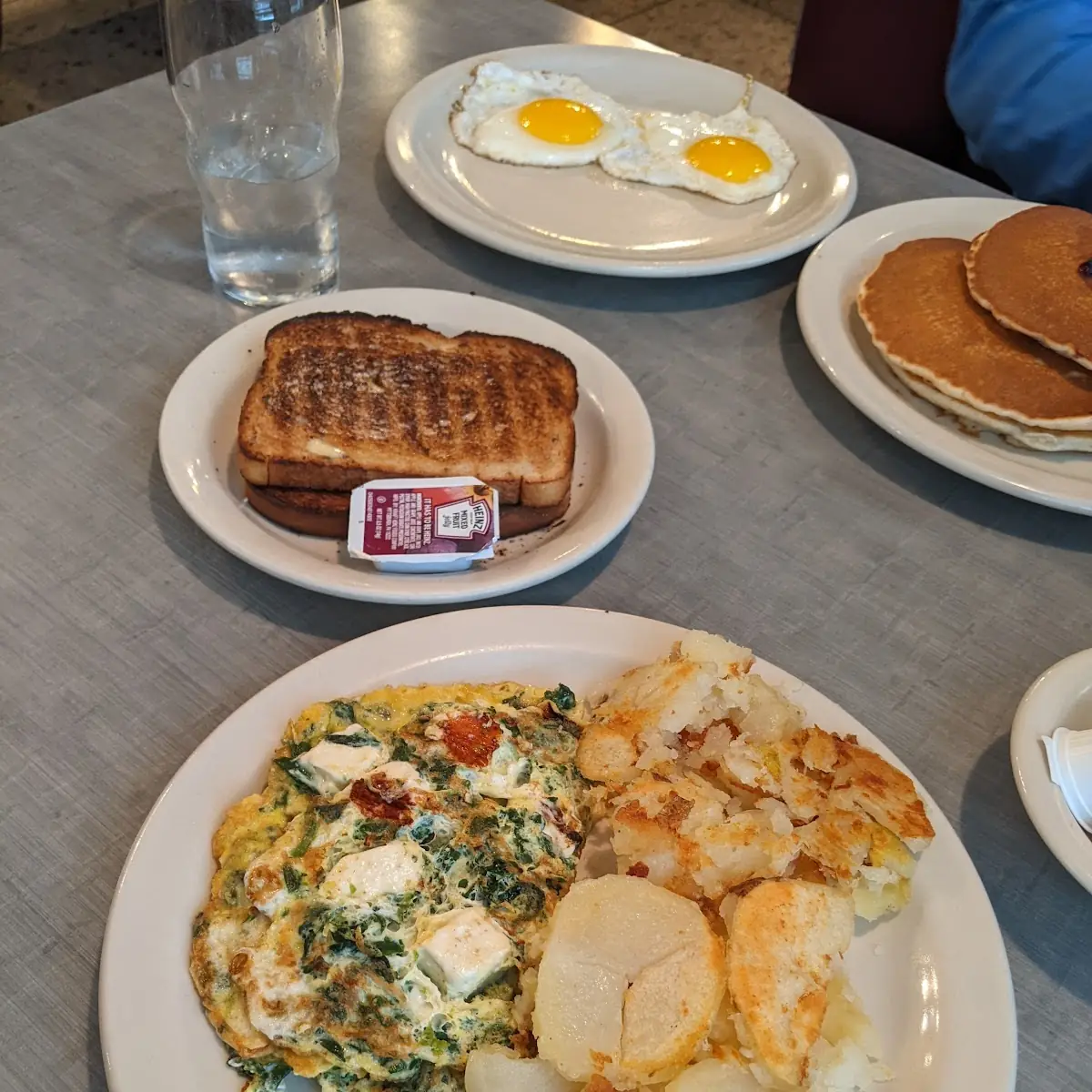 Two Eggs Bacon Homefries and Toast