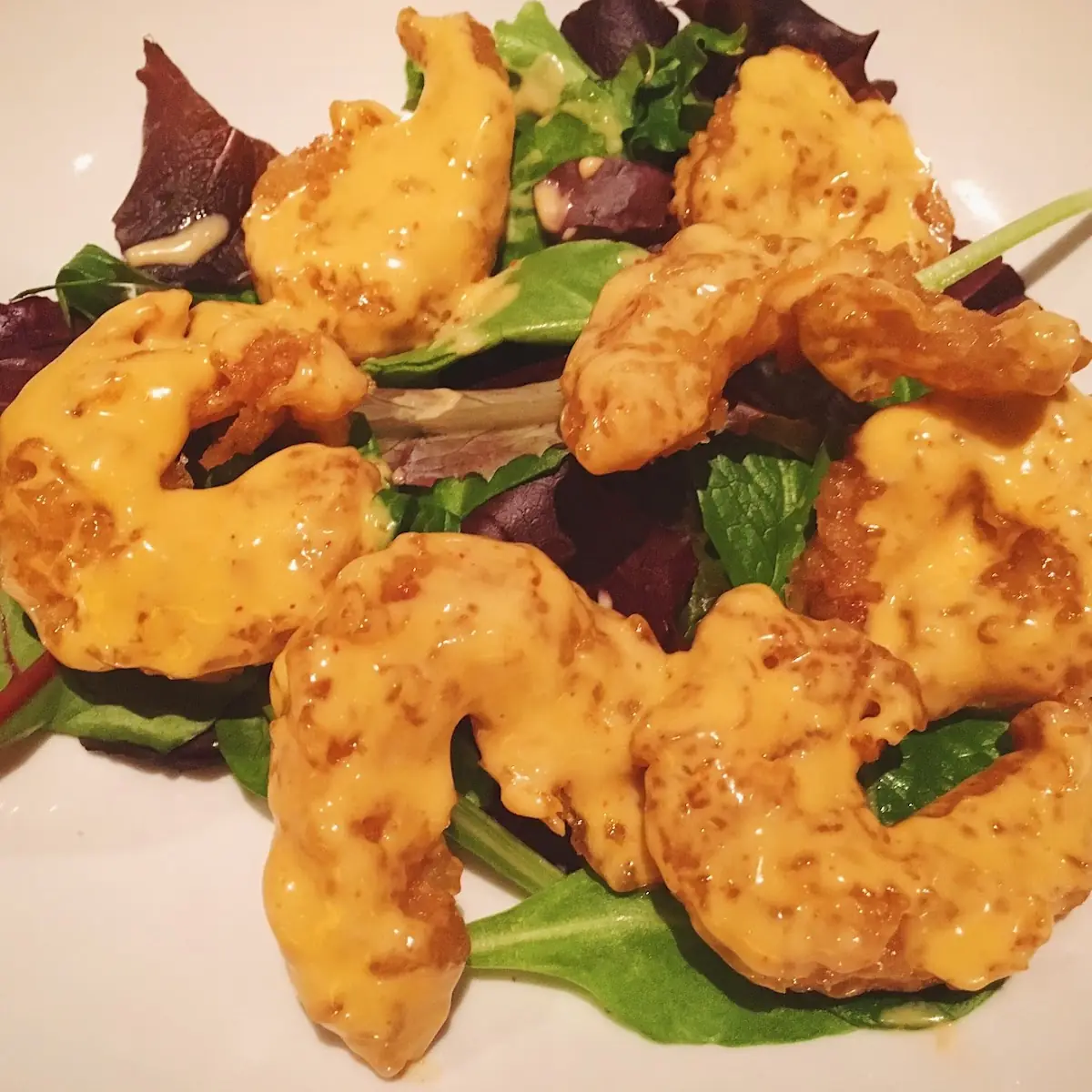 Spicy Creamy Shrimp Tempura