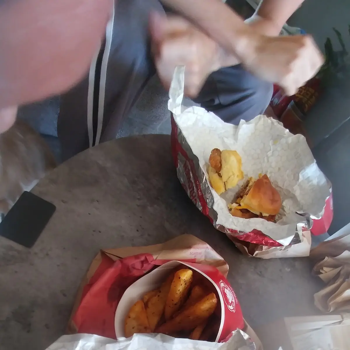 Baconator and Honey Chicken