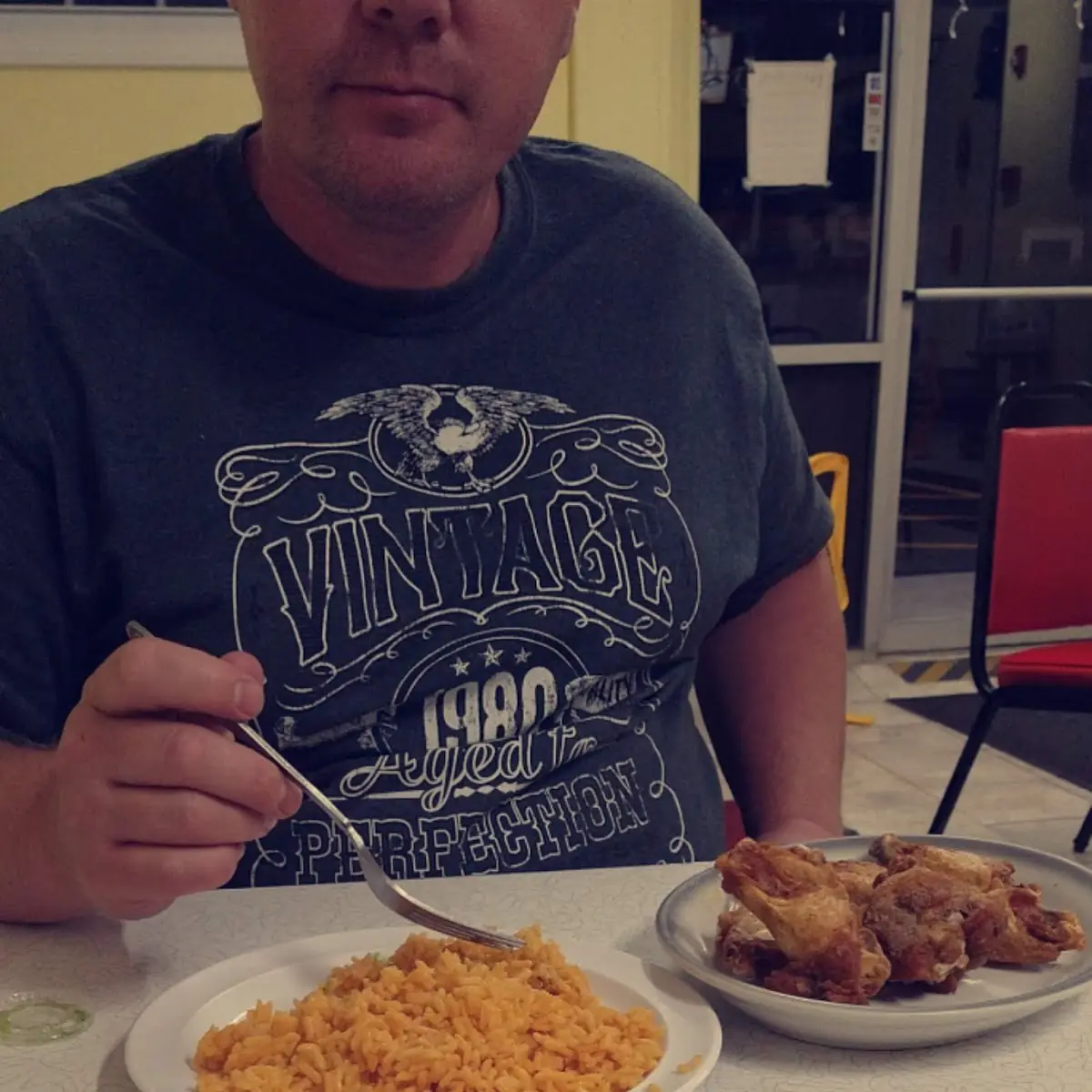 Chicken Wings with Rice