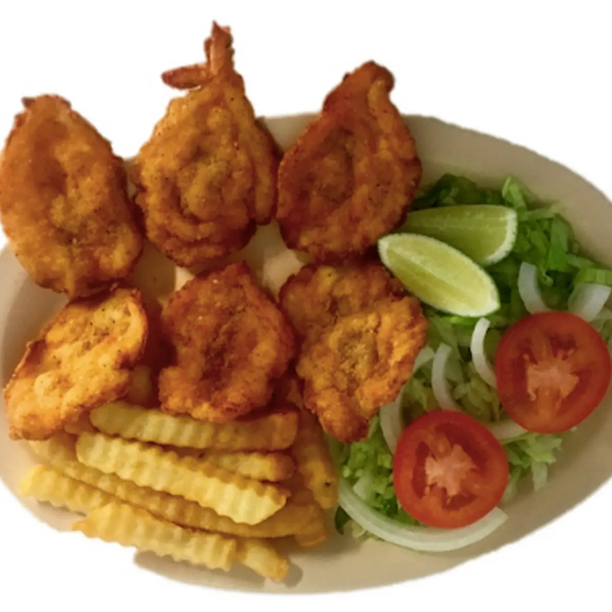 Camarones Empanizados Platillo