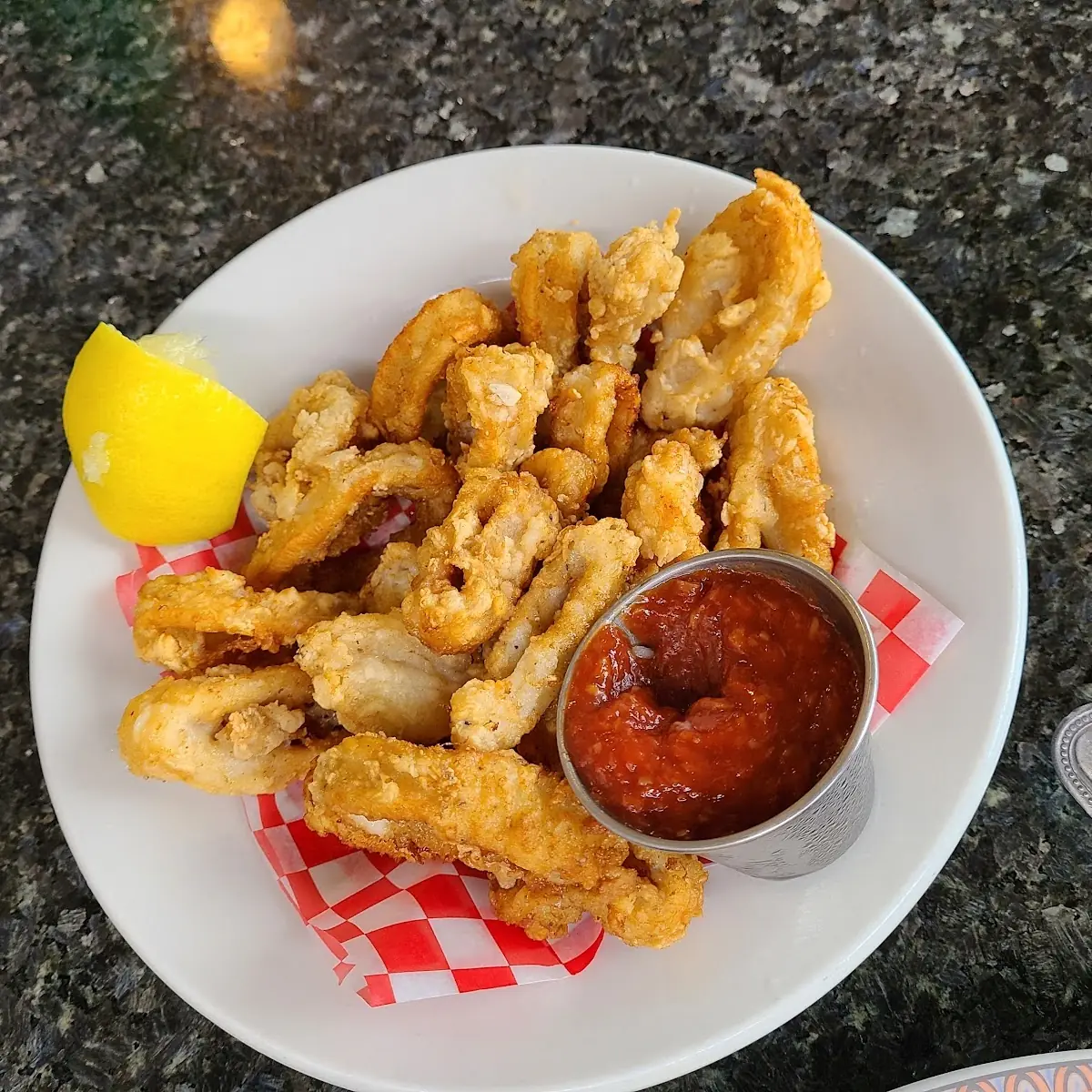 Calamari Platter, Philos Greek Cuisine and Pizzeria