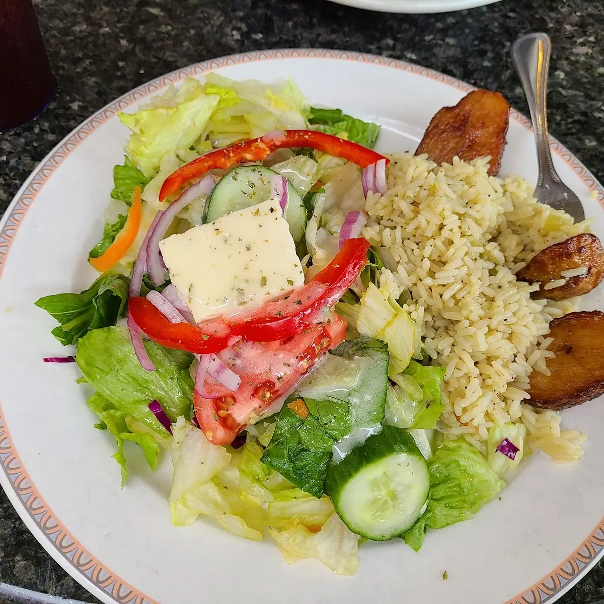 Greek Village Salad, Philos Greek Cuisine and Pizzeria