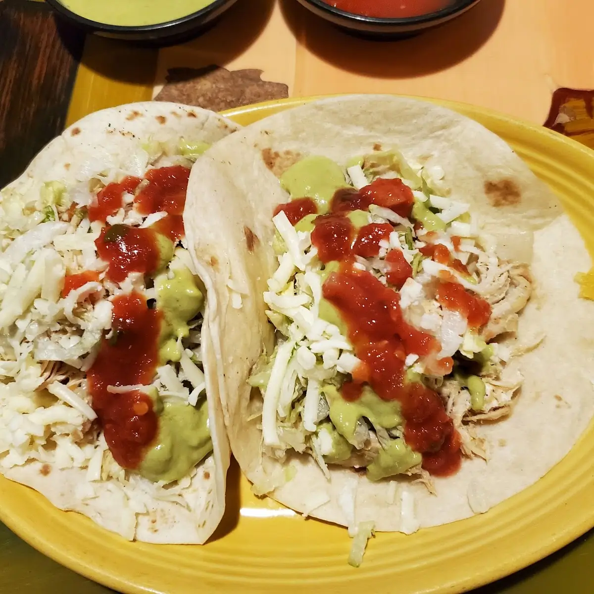 Chicken Soft Tacos