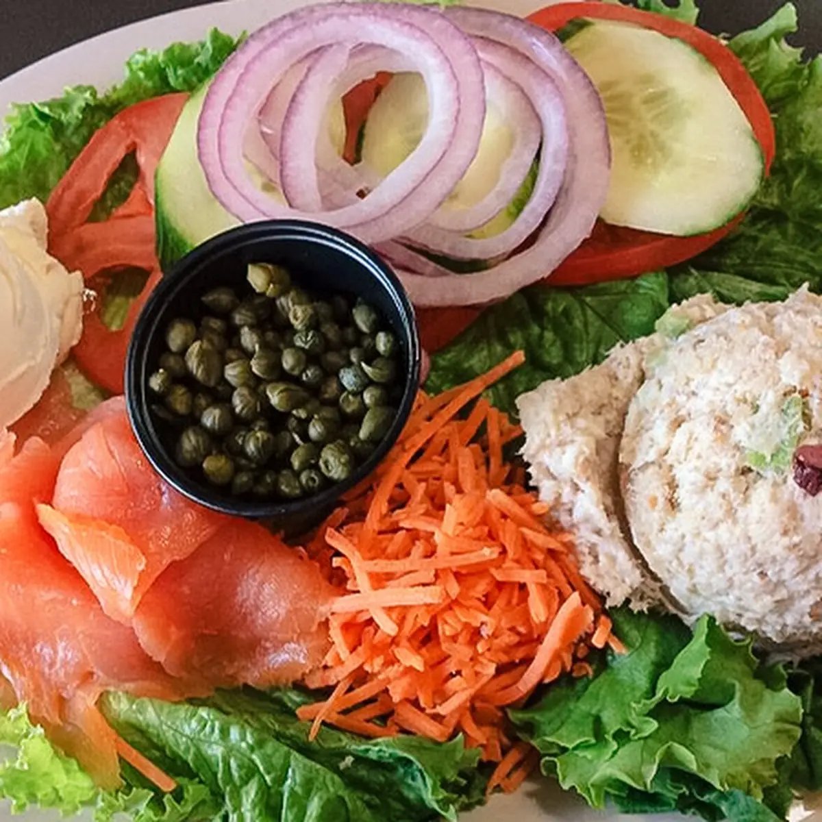 Smoked Salmon Lox Platter