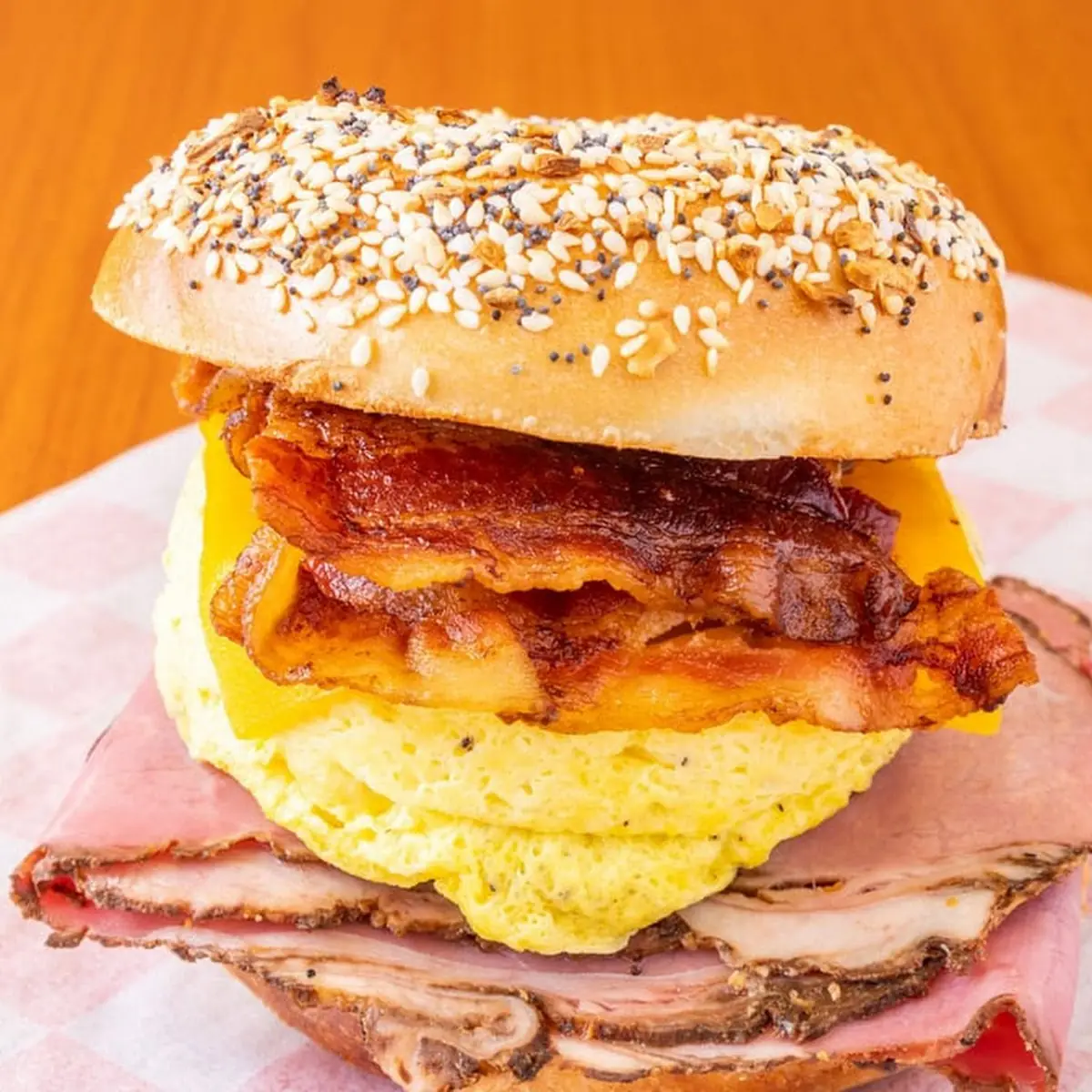 Ham Bacon Egg & Cheese Cheese