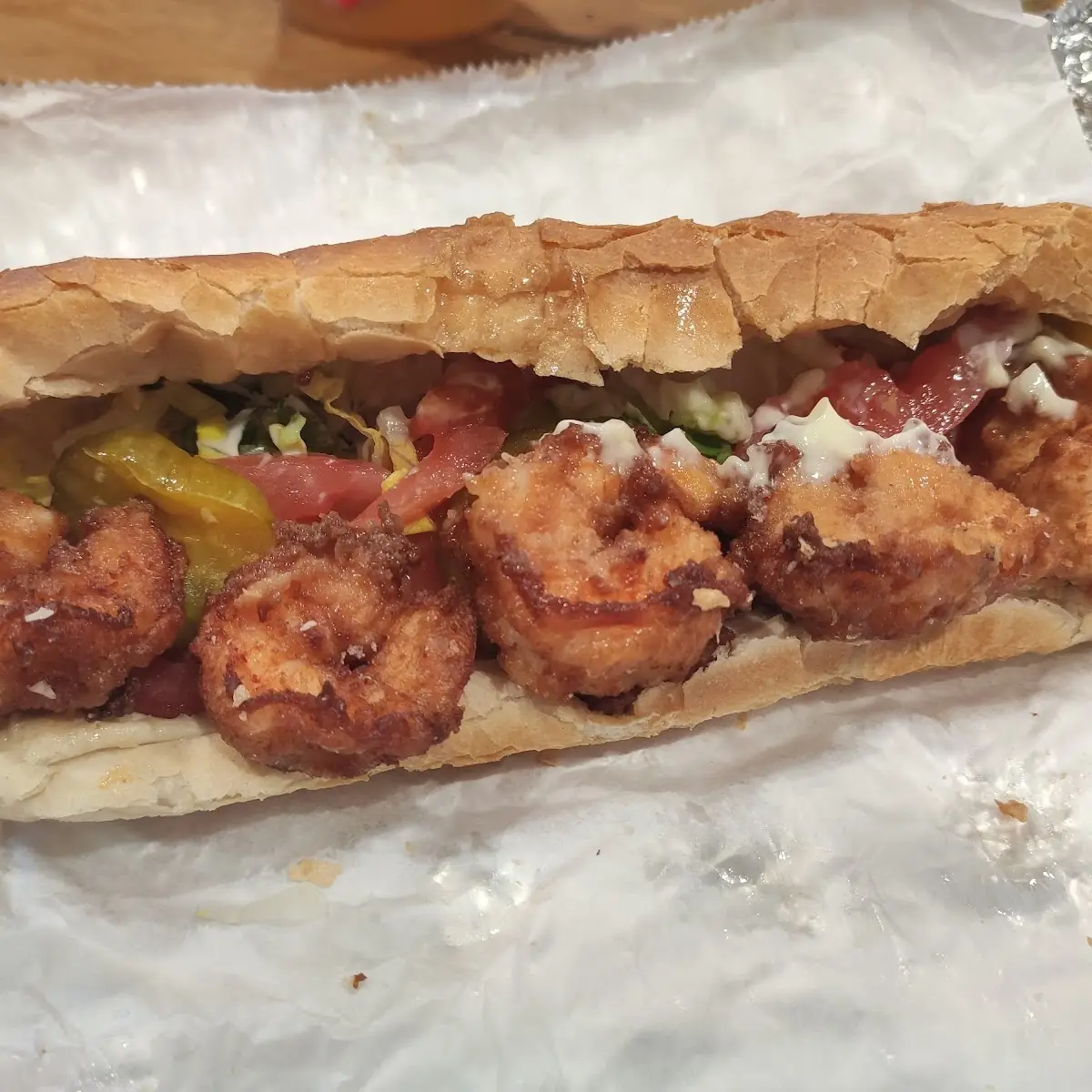 Fried Shrimp PO Boy