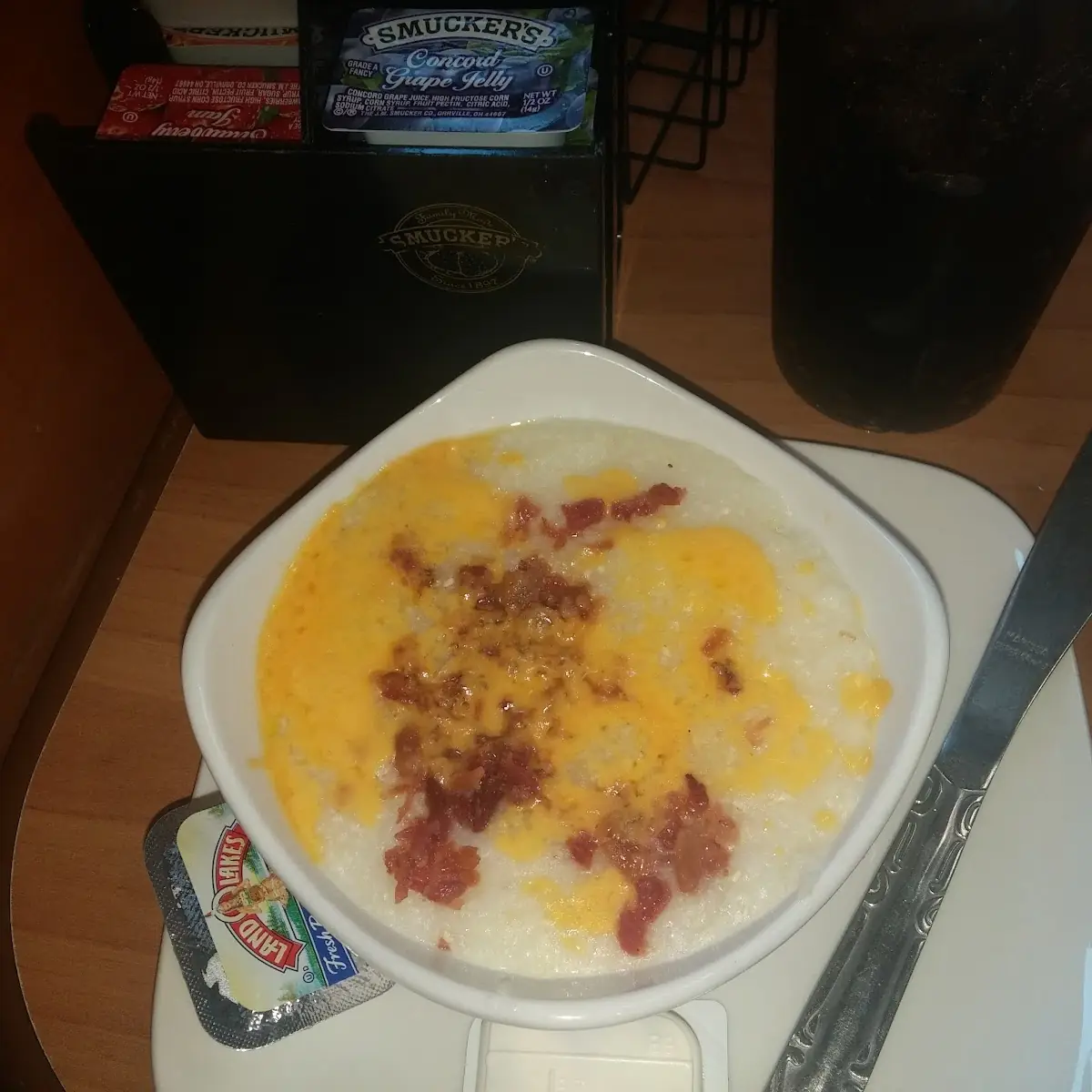 Bacon Cheddar Grits