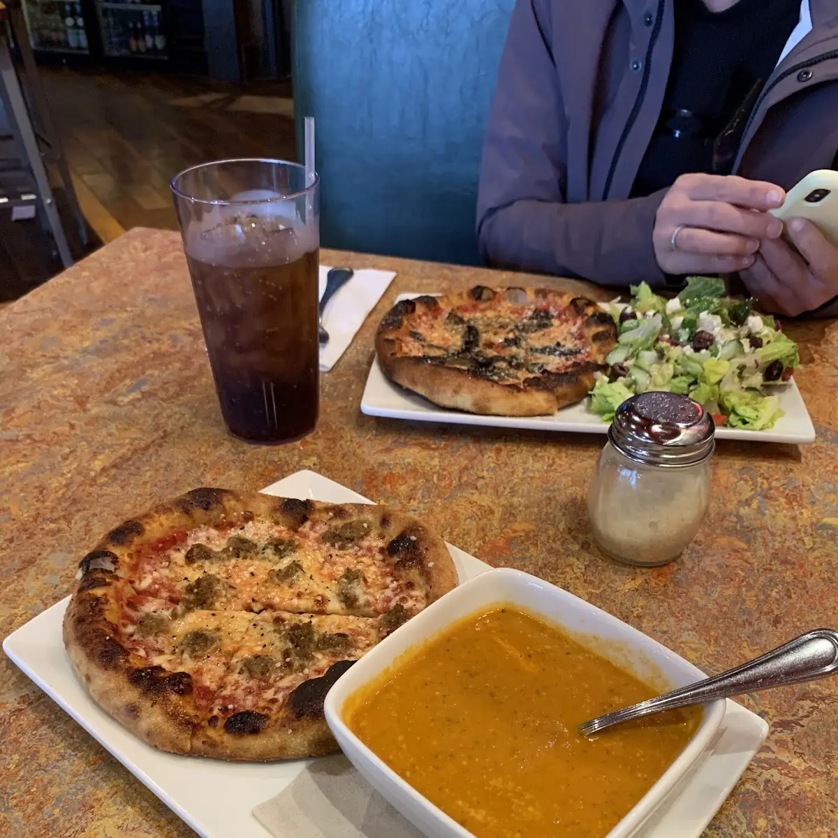 Sausage Pizza Tomato Basil Soup