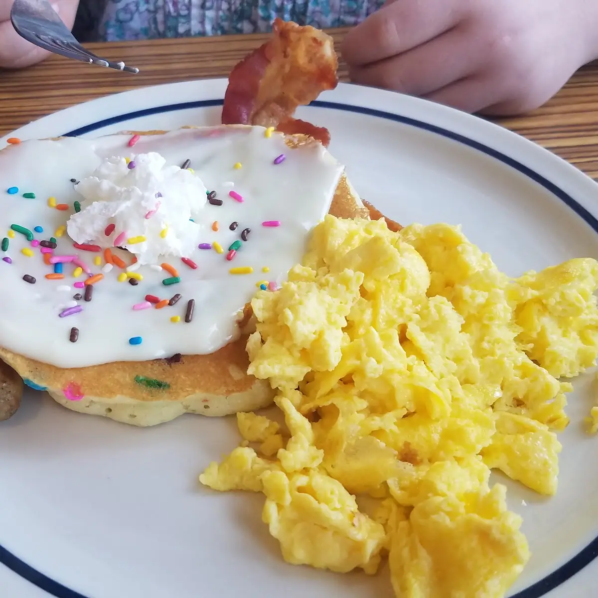Birthday Cake Pancake Combo