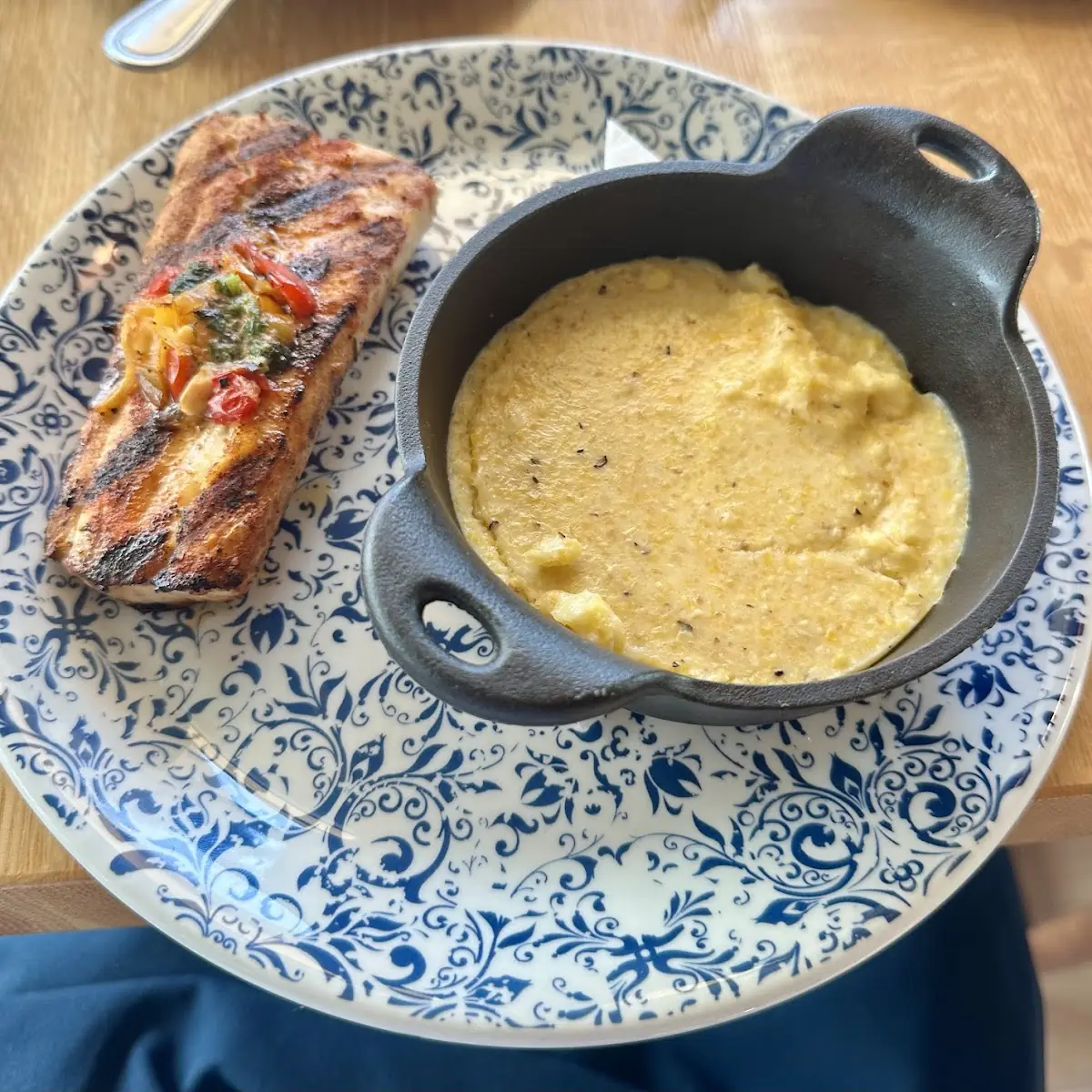 Stone-Ground Goat Cheese Grits GF
