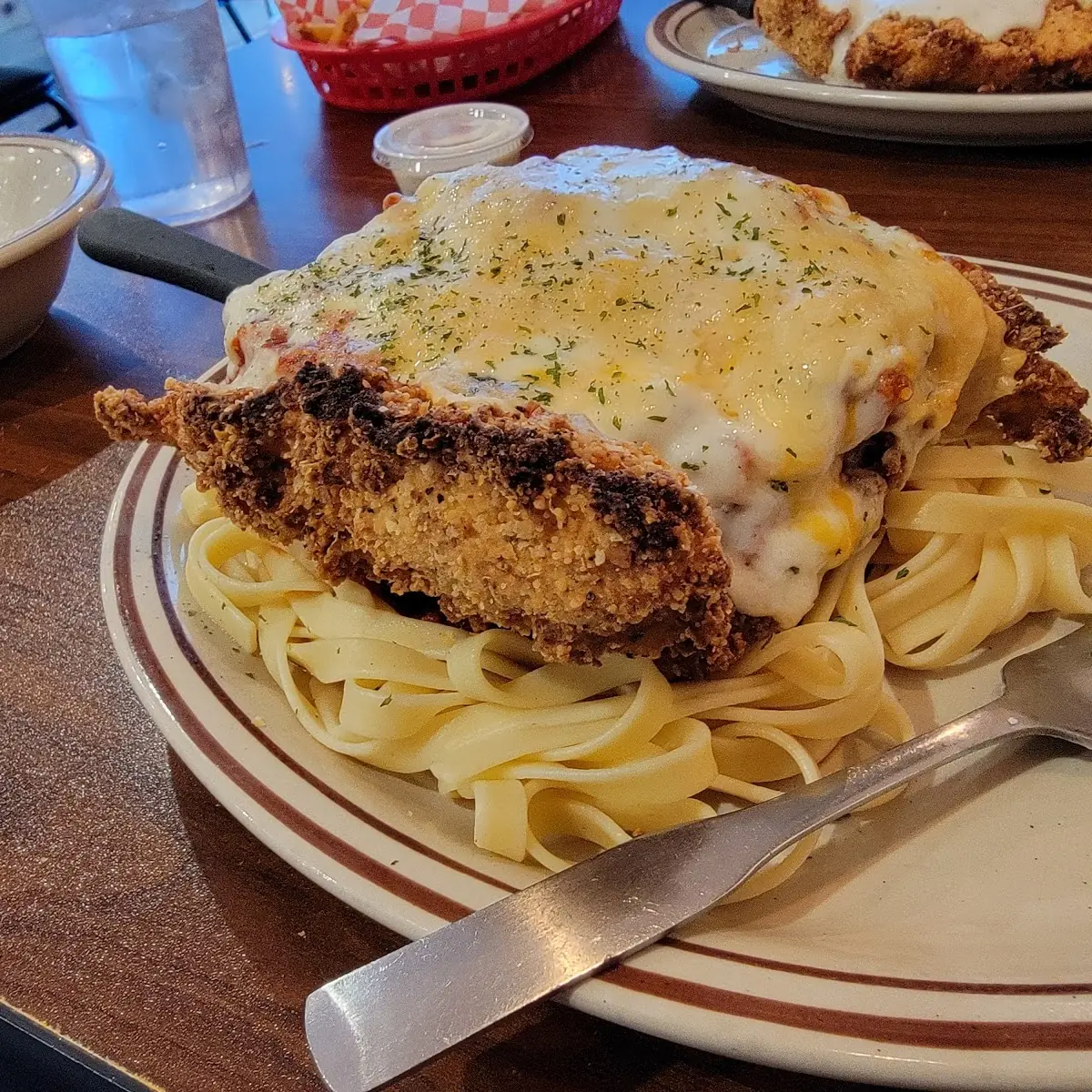 Crispy Parmesan Chicken Entree