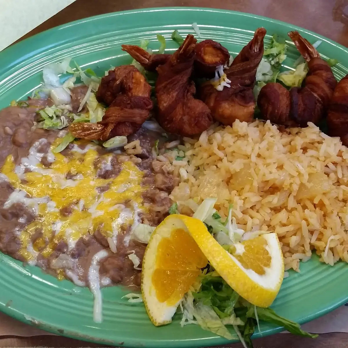 Bacon Wrapped Shrimp Heaven