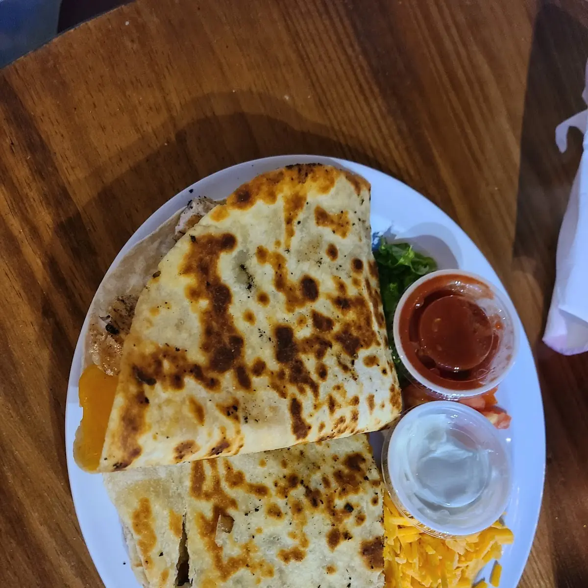 Grilled Chicken Quesadilla