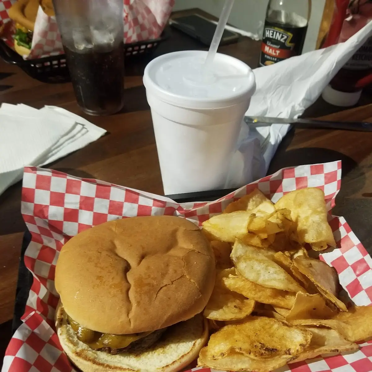 Swiss Mushroom Burger with Bacon