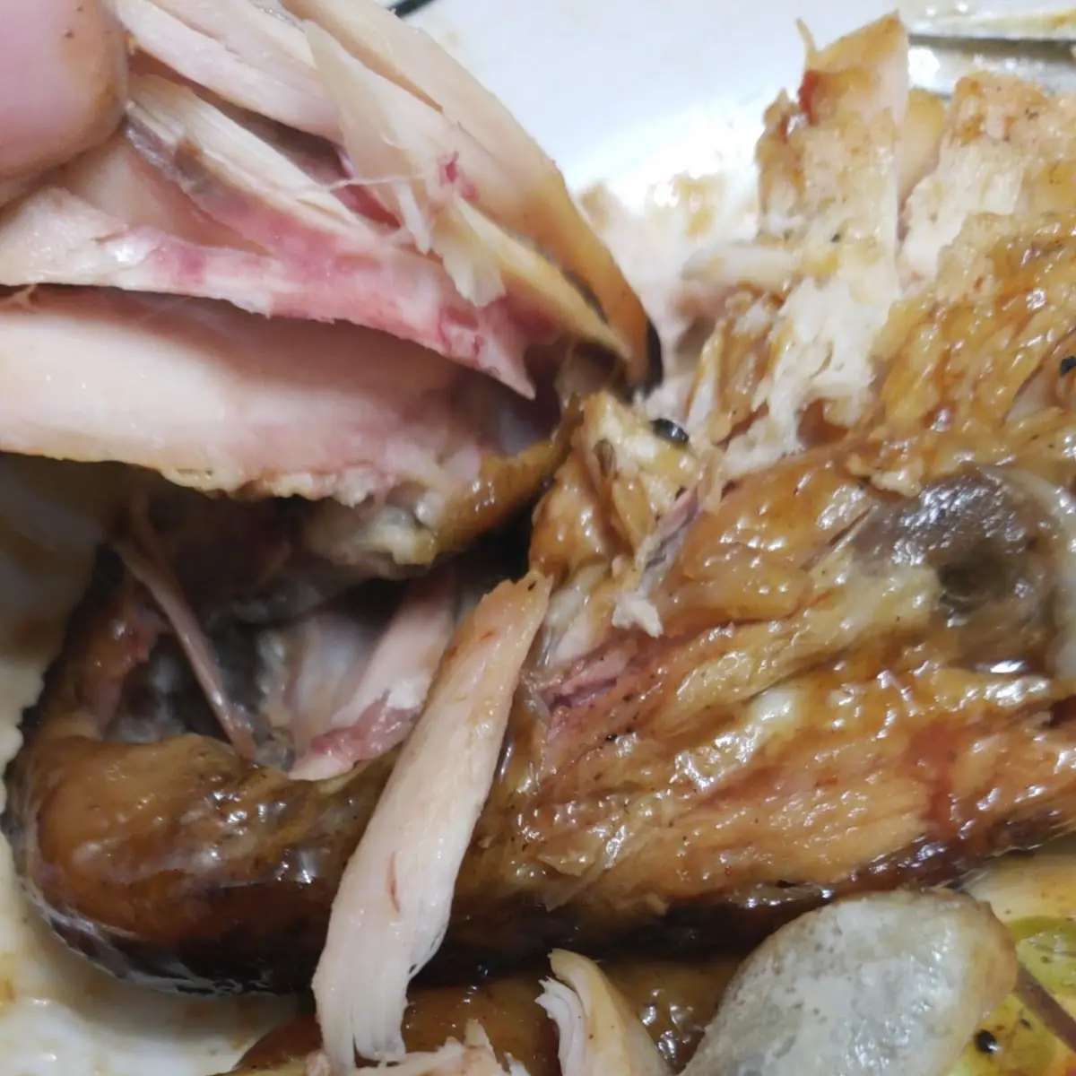 Pink BBQ Chicken Plate