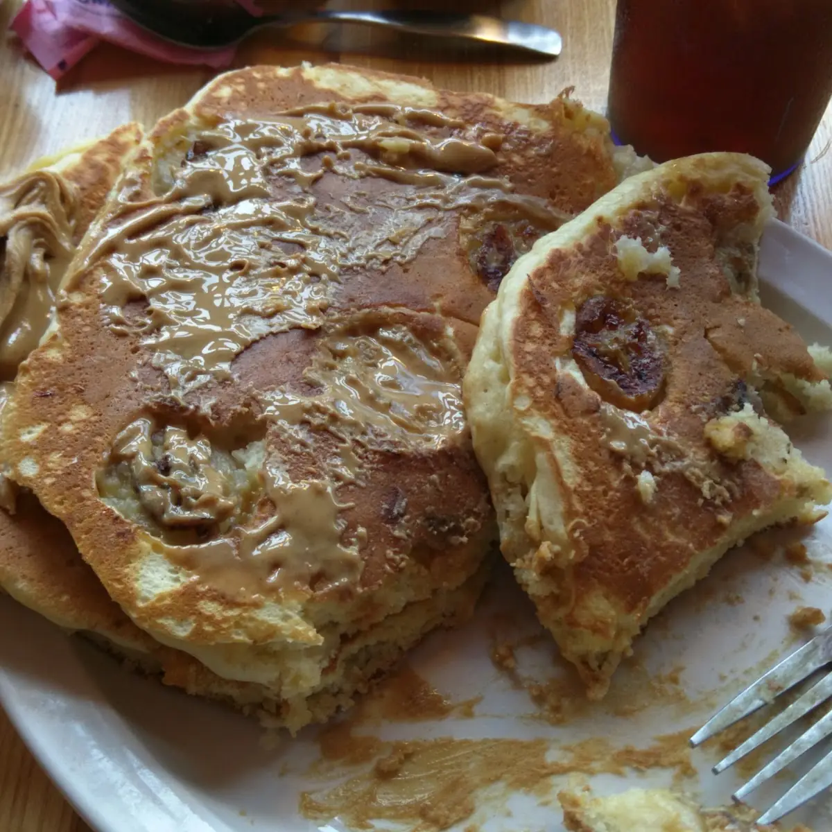 Peanut Butter Banana Pancakes