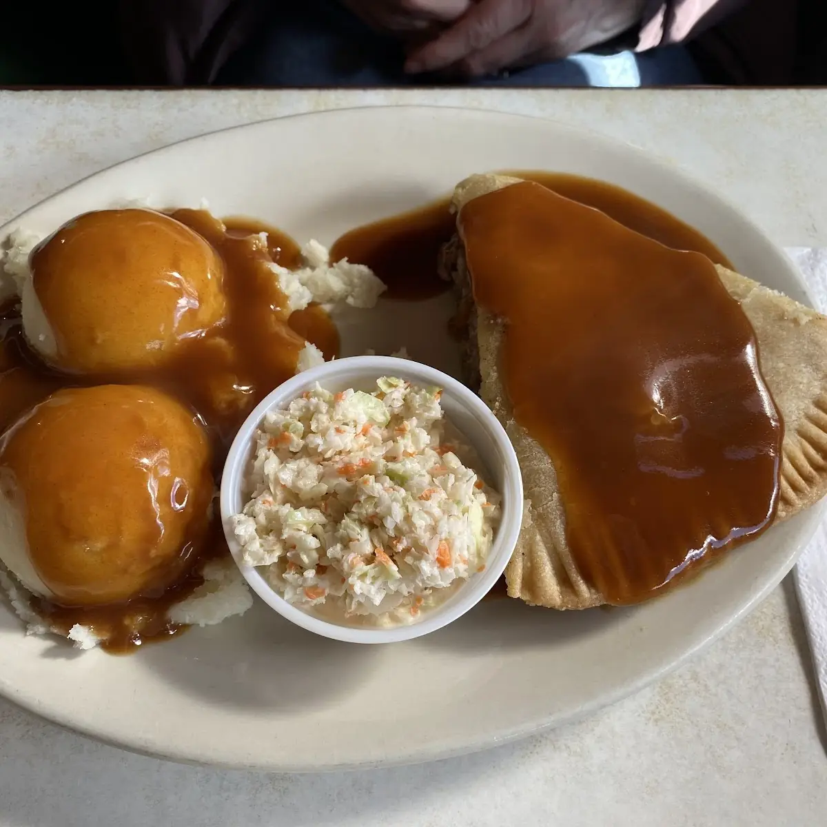 Meat Pie and Mashed Potatoes